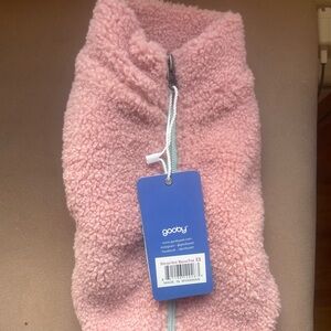 Gooby Sherpa Vest Mauve Pink XS